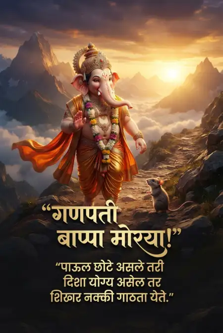 Ganesh Chaturthi Spiritual Quotes In Marathi
