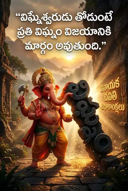 Ganesh Chaturthi Spiritual Quotes In Telugu