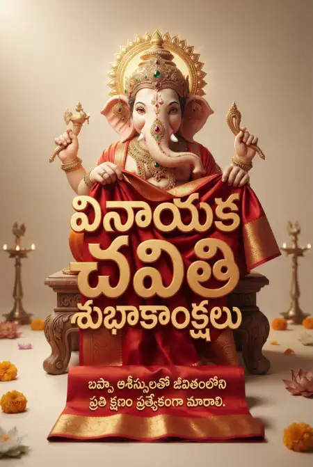 Ganesh Chaturthi Telugu Status Images