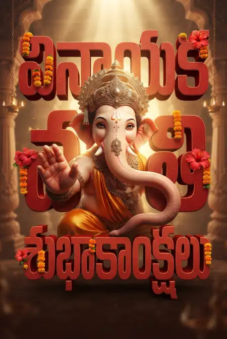 Ganesh Chaturthi Viral Wishes Images In Telugu