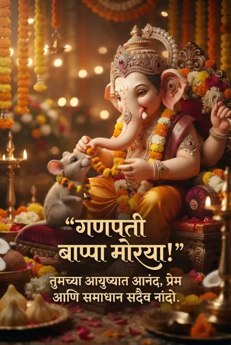 Ganesh Chaturthi Whatsapp Status In Marathi