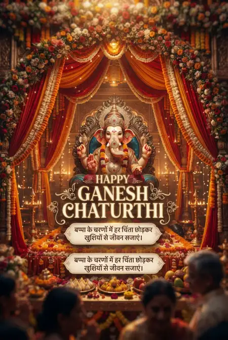 ganesh chaturthi whatsapp wishes in hindi - Ganesh Chaturthi Wishes In Hindi