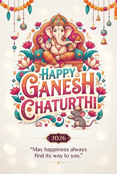 Ganesh Chaturthi Wishes 2026 Images