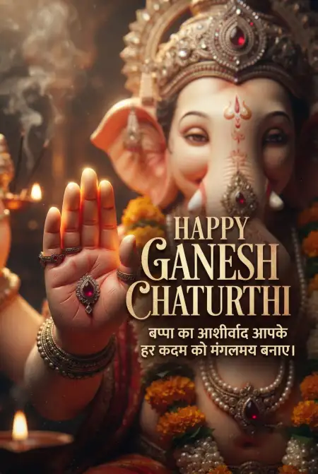 ganesh chaturthi wishes 4k images in hindi - Ganesh Chaturthi Wishes In Hindi