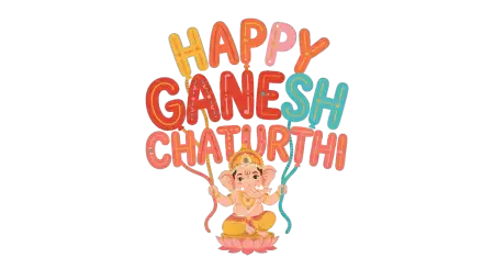 Ganesh Chaturthi Wishes Card Png 2026