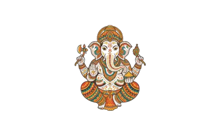 Ganesh Chaturthi Wishes Decorative Png 2026