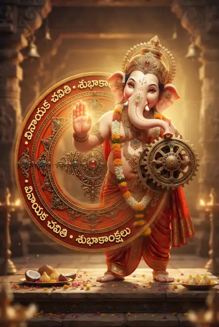 Ganesh Chaturthi Wishes For Brother In Telugu