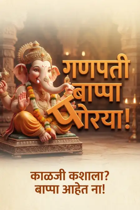 Ganesh Chaturthi Wishes For Friends In Marathi