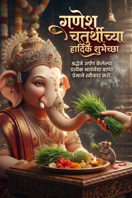 Ganesh Chaturthi Wishes For Parents In Marathi