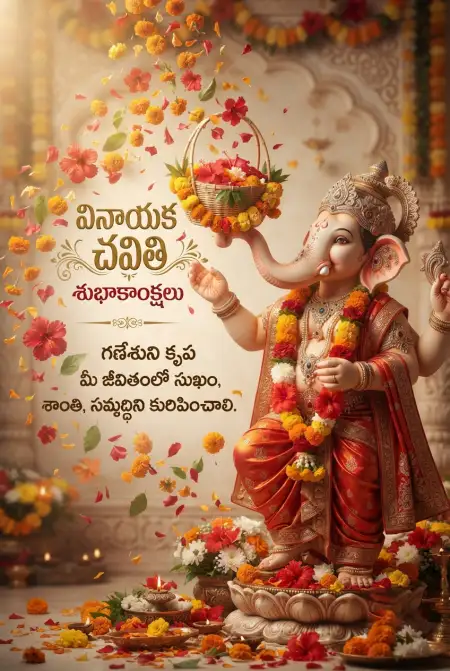 Ganesh Chaturthi Wishes For Parents In Telugu