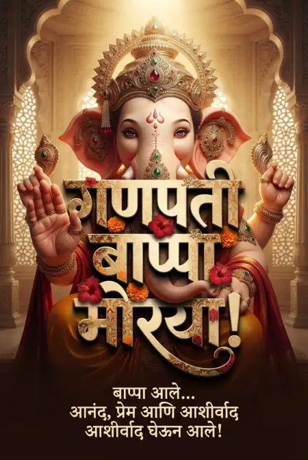Ganesh Chaturthi Wishes For Sister In Marathi