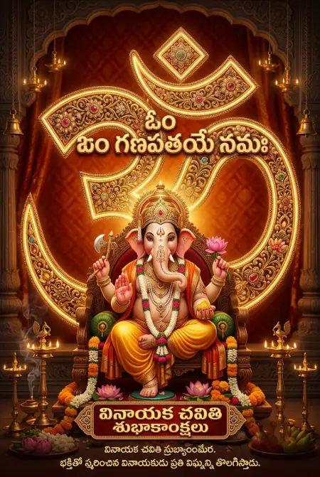 Ganesh Chaturthi Wishes For Sister In Telugu