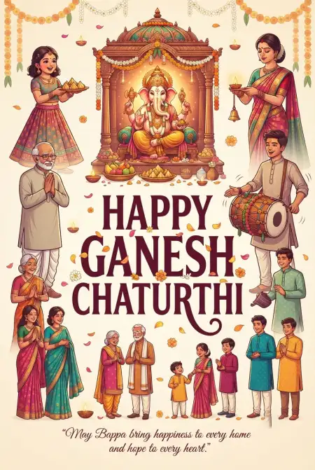Ganesh Chaturthi Wishes For Whatsapp Status 2026