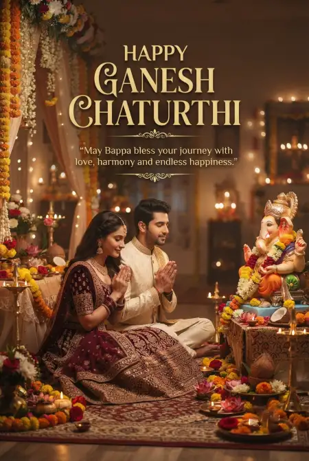 Ganesh Chaturthi Wishes For Wife 2026