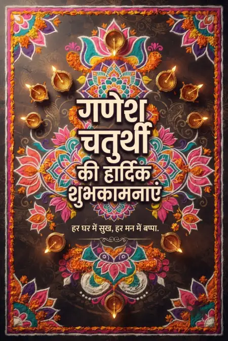 Ganesh Chaturthi Wishes Hindi Text 2026