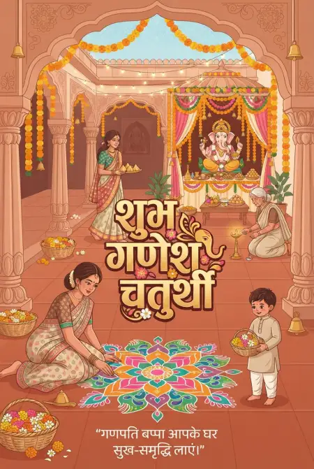 Ganesh Chaturthi Wishes In Hindi 2026