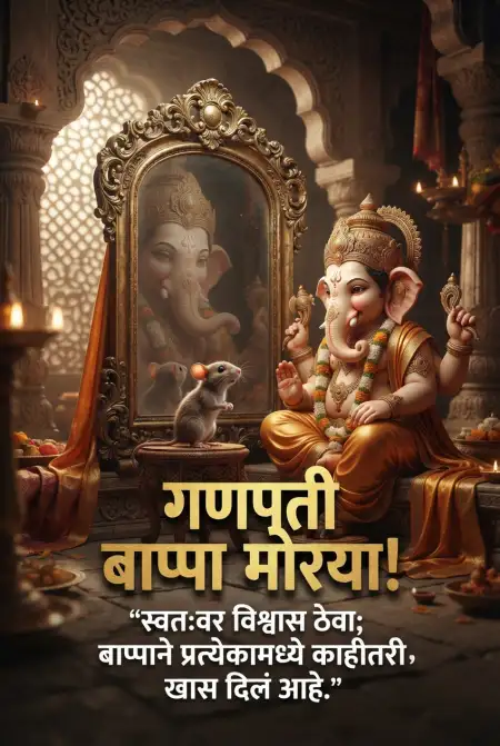 Ganesh Chaturthi Wishes In Marathi