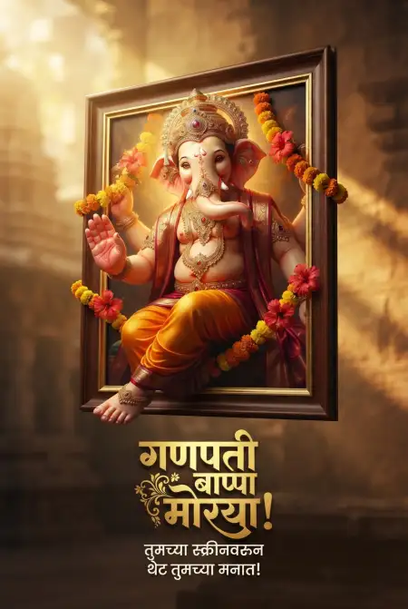 ganpati bappa morya facebook post marathi - Ganesh Chaturthi Wishes In Marathi