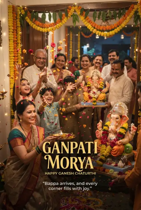 Ganpati Bappa Morya Wishes 2026