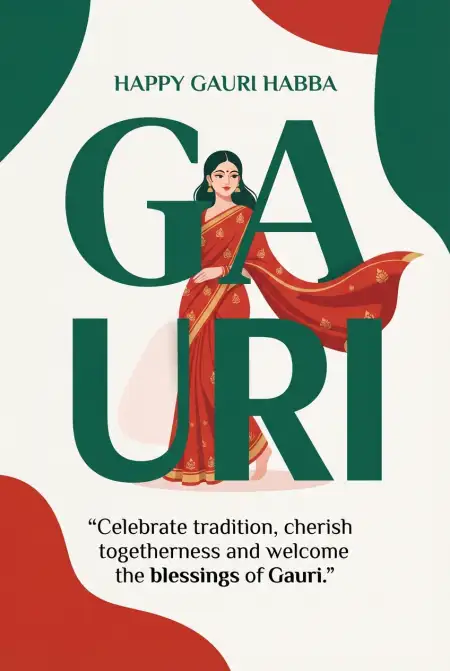 gauri festival wishes 2026 - Happy Gauri Habba Wishes 2026