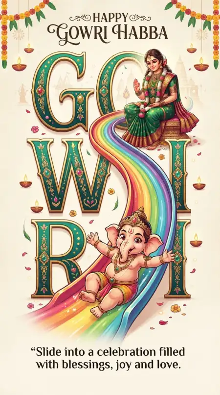 gauri habba facebook post 2026 - Happy Gauri Habba Wishes 2026