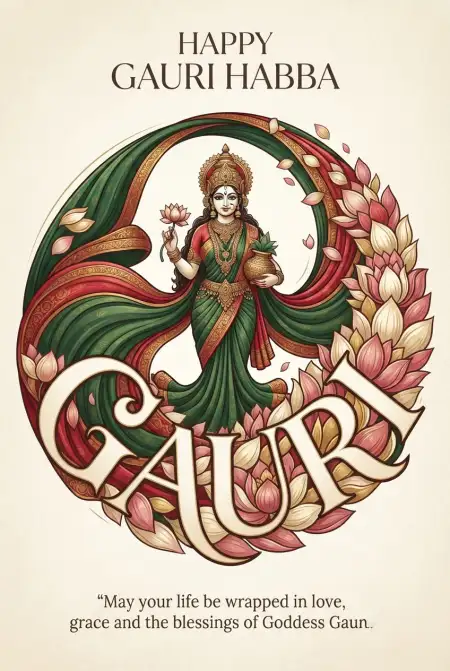 gauri habba wishes 2026 - Happy Gauri Habba Wishes 2026