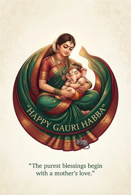 gauri habba wishes for family 2026 - Happy Gauri Habba Wishes 2026