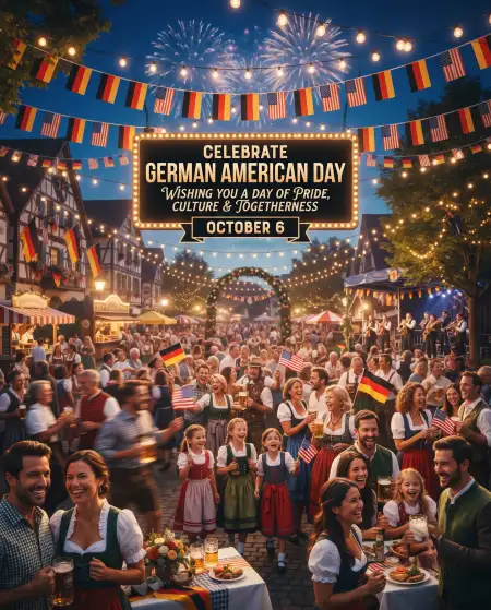 german american day creative poster 2026 - German American Day