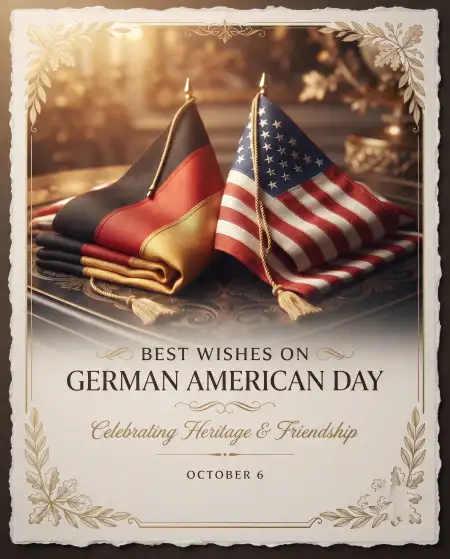 german american day greeting card 2026 - German American Day