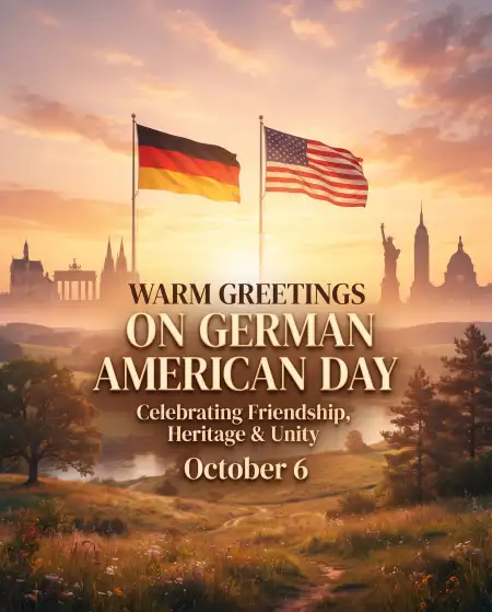 german american day greeting message 2026 - German American Day
