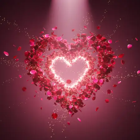 Glittery Pink Valentines Day Background Hd - Free Happy Valentines Day Background Hd Download