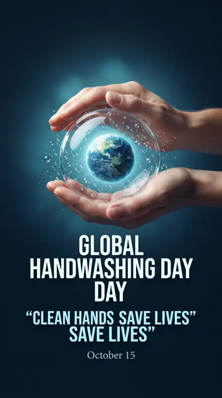 global handwashing day 2026 awareness poster - Global Handwashing Day 2026 School Poster