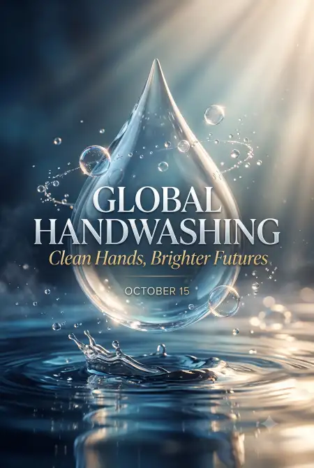 global handwashing day 2026 banner background - Global Handwashing Day 2026