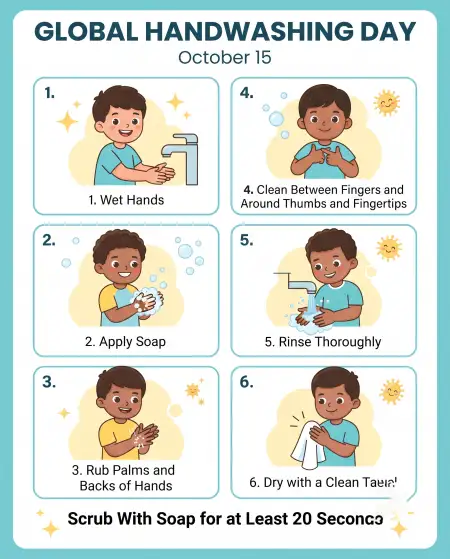 global handwashing day 2026 cartoon hands png - Global Handwashing Day 2026