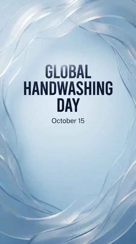 global handwashing day 2026 colorful poster - Global Handwashing Day 2026 School Poster