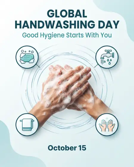 global handwashing day 2026 hygiene quotes poster - Global Handwashing Day 2026