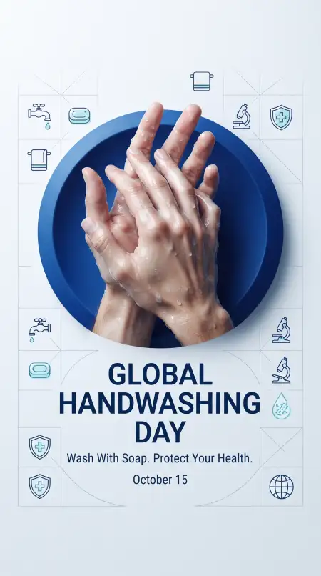 global handwashing day 2026 instagram story design - Global Handwashing Day 2026