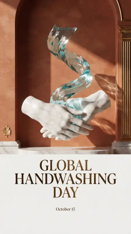 global handwashing day 2026 vertical story poster - Global Handwashing Day 2026