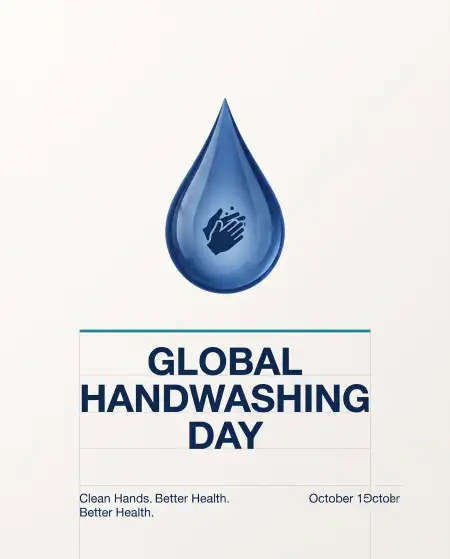 global handwashing day 2026 wash hands with soap poster - Global Handwashing Day 2026