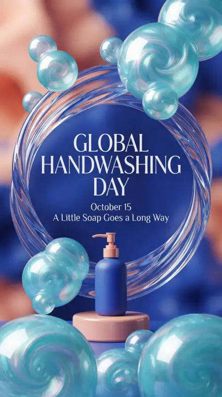 global handwashing day clean hands save lives viral poster