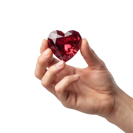 glossy red heart png