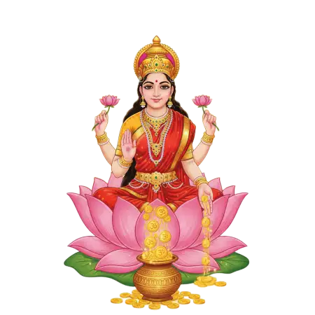 Goddess Lakshmi Dhanteras Png Download - Free Dhanteras Png Download