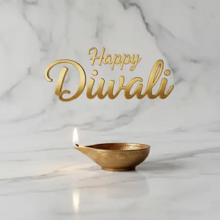 Gold Theme Happy Diwali Greetings 2025 Hd Background - Free Happy Diwali Greetings 2025 Download