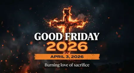 Good Friday 2026 Church Poster Png Download - Free Good Friday 2026 Download
