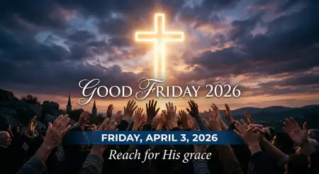 Good Friday Flyer Png Transparent - Free Good Friday 2026 Download