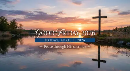 Good Friday Greeting Card Png - Free Good Friday 2026 Download