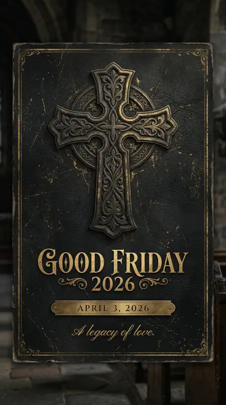 Good Friday Instagram Story Png Template - Free Good Friday 2026 Download