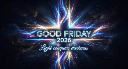 Good Friday Typography Png Transparent - Free Good Friday 2026 Download