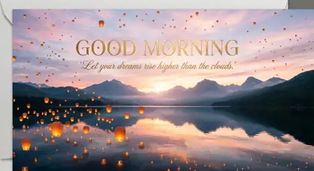 Free Good Morning Blessings With Clouds Image Download