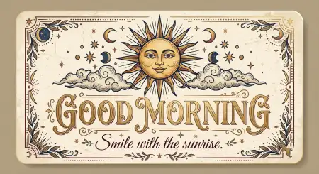 Free Good Morning Blessings With Smile Image Download